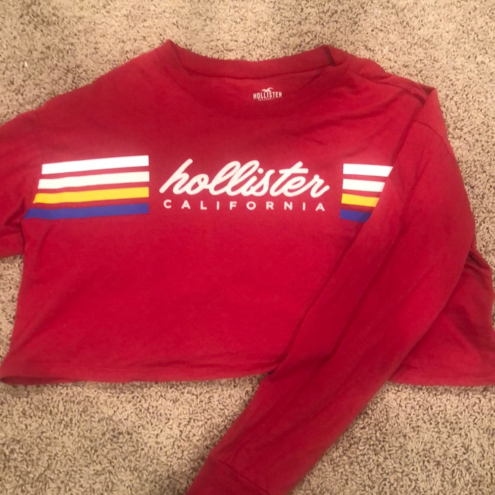 Holister cropped shirt